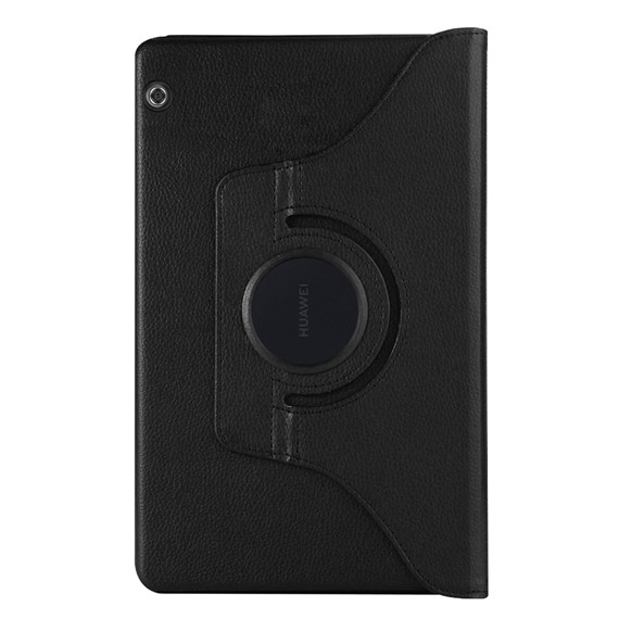 Huawei MediaPad T5 10 Kılıf CaseUp 360 Rotating Stand Siyah 2